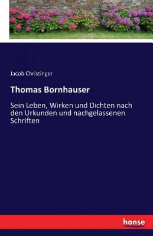 Könyv Thomas Bornhauser Jacob Christinger