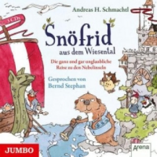 Audio Snöfrid aus dem Wiesental - Die ganz und gar unglaubliche Reise zu den Nebelinseln, 3 Audio-CDs Andreas H. Schmachtl