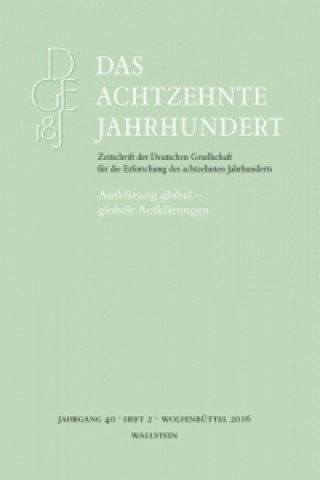 Книга Aufklärung global - globale Aufklärungen. Jg.40/2 Iwan-Michelangelo D´Aprile