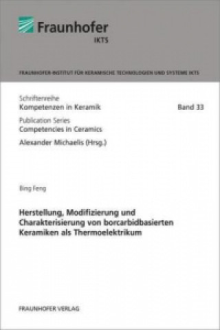 Kniha Herstellung, Modifizierung und Charakterisierung von borcarbidbasierten Keramiken als Thermoelektrikum Bing Feng