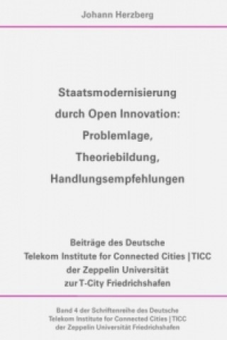 Buch Staatsmodernisierung durch Open Innovation Johann Herzberg