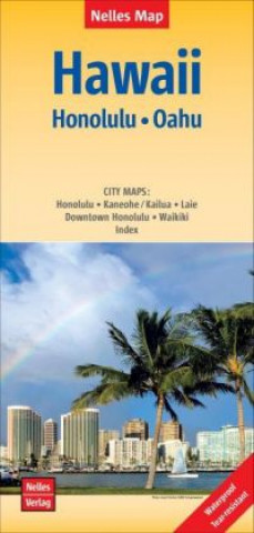 Tiskovina Nelles Map Hawaii: Honolulu, Oahu 