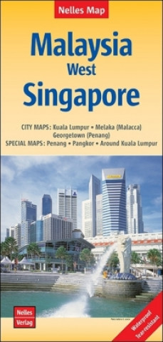 Nyomtatványok Nelles Map Malaysia: West, Singapore 