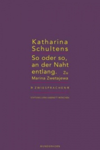 Kniha So oder so, an der Naht entlang. Katharina Schultens