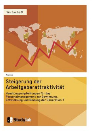 Livre Steigerung der Arbeitgeberattraktivitat. Handlungsempfehlungen fur das Personalmanagement zur Gewinnung, Entwicklung und Bindung der Generation Y Anonym