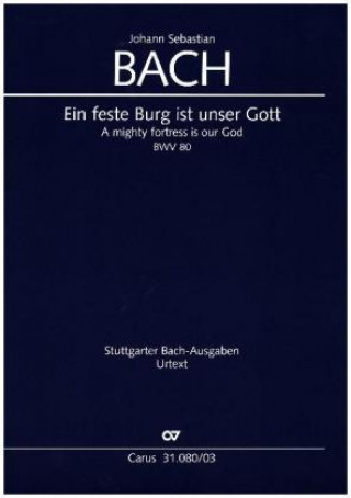 Materiale tipărite Ein feste Burg ist unser Gott, Klavierauszug Johann Sebastian Bach