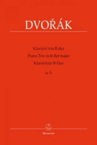 Tiskovina Klaviertrio, Partitur, Stimmen Antonín Dvorák