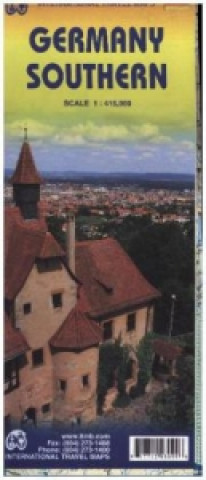 Tiskovina International Travel Map ITM Germany Southern 