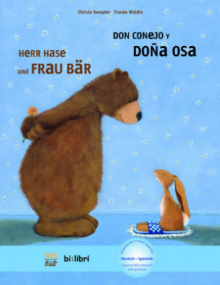 Libro Herr Hase und Frau Bär, Deutsch-Spanisch Christa Kempter