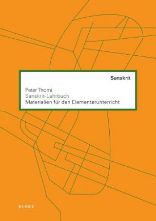 Knjiga Sanskrit-Lehrbuch Peter Thomi