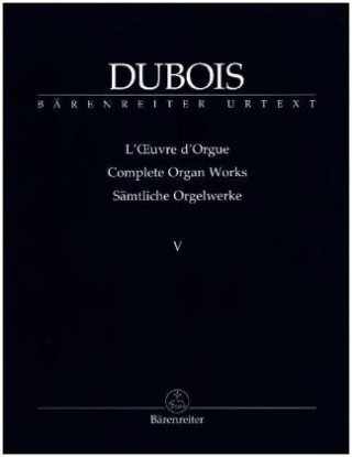 Tiskanica Seine letzten Orgelwerke, Partitur Théodore Dubois