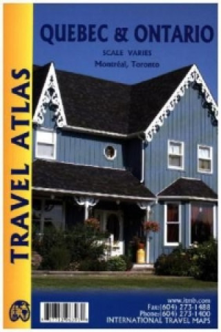 Книга ITM Travel Atlas Quebec & Ontario 