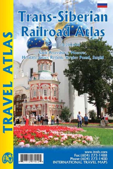 Tiskovina ITM Travel Atlas Trans-Siberian Railroad Atlas 