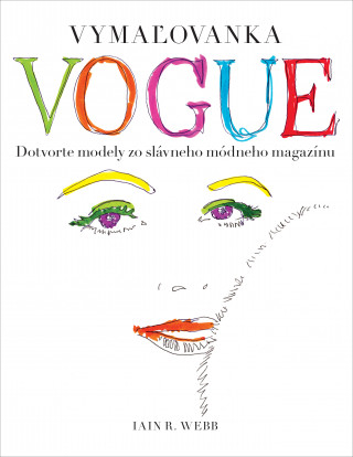 Kniha Vogue vymaľovanka Iain R. Webb