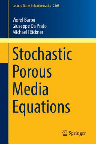 Kniha Stochastic Porous Media Equations Viorel Barbu
