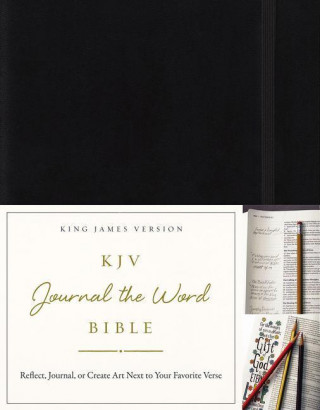 Carte KJV, Journal the Word Bible, Hardcover, Black, Red Letter Edition 