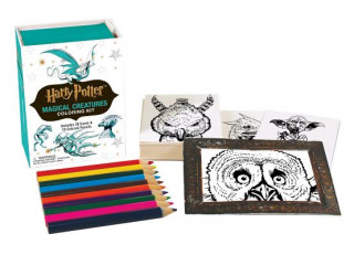 Carte Harry Potter Magical Creatures Coloring Kit Running Press