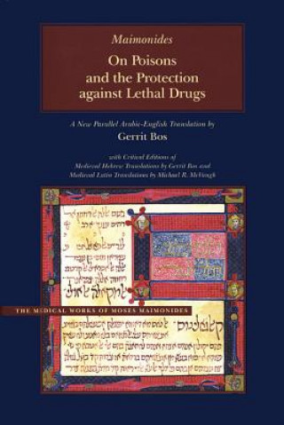 Carte On Poisons and the Protection Against Lethal Drugs Moses Maimonides