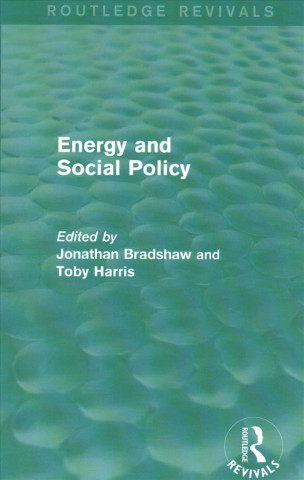 Knjiga Energy and Social Policy (Routledge Revivals) 