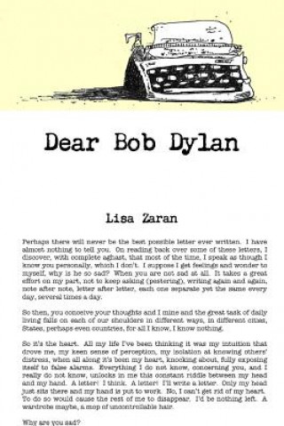 Knjiga Dear Bob Dylan Lisa Zaran