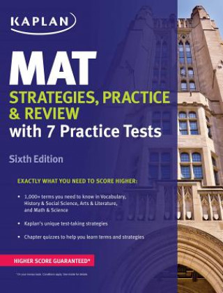 Könyv MAT Strategies, Practice & Review Kaplan