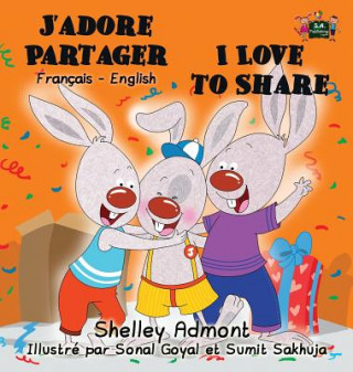 Carte J'adore Partager I Love to Share SHELLEY ADMONT
