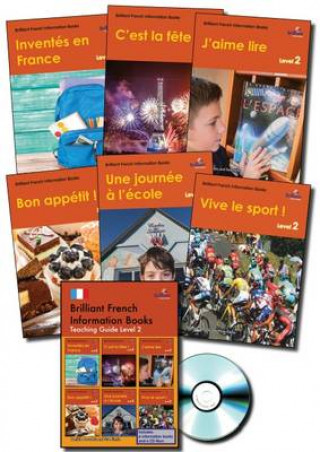 Könyv Brilliant French Information Books pack - Level 2 Daniele Bourdais