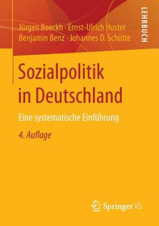 Książka Sozialpolitik in Deutschland Jürgen Boeckh