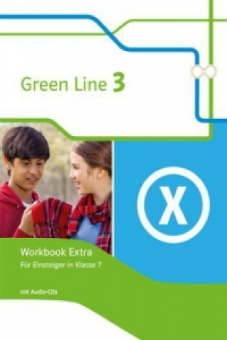 Książka Green Line 3 - Workbook Extra für Einsteiger in Klasse 7 mit Audio-CDs Harald Weisshaar