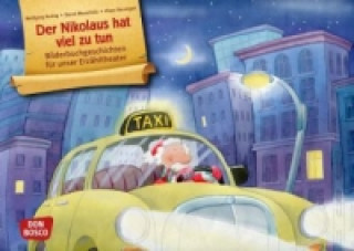 Joc / Jucărie Der Nikolaus hat viel zu tun, Kamishibai Bildkartenset Wolfgang Hering