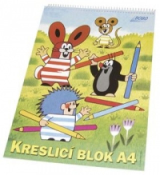 Stationery items Kreslící blok KRTEK A4, čistý, 20 listů 