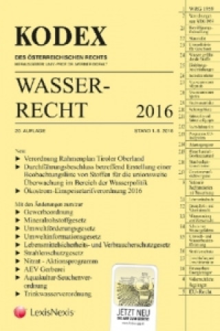 Książka KODEX Wasserrecht 2016  (f. Österreich) 