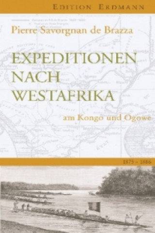 Carte Expeditionen nach Westafrika Pierre Savorgnan de Brazza