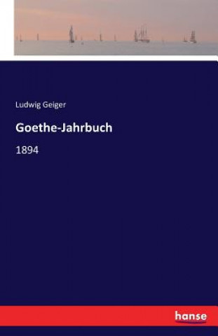 Carte Goethe-Jahrbuch Ludwig Geiger
