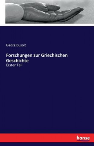 Carte Forschungen zur Griechischen Geschichte Georg Busolt