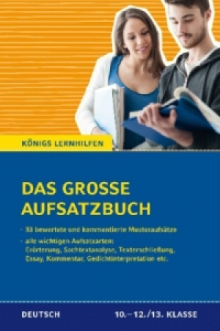 Książka Das große Aufsatzbuch, Deutsch 10.-12./13. Klasse Christine Friepes