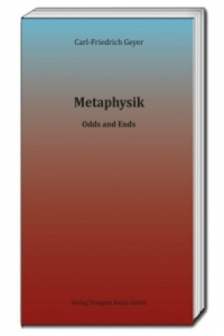 Livre Metaphysik Carl-Friedrich Geyer