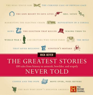 Kniha The Greatest Stories Never Told Rick Beyer