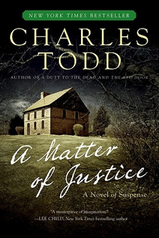 Kniha Matter of Justice Charles Todd