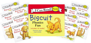 Carte Biscuit 12-Book Phonics Fun! Alyssa Satin Capucilli