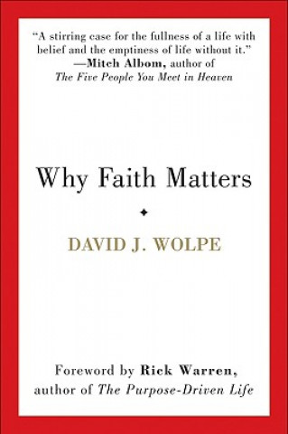 Kniha Why Faith Matters David J. Wolpe