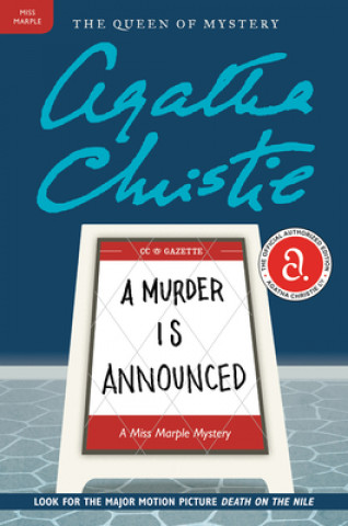 Kniha A Murder Is Announced Agatha Christie