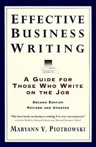 Kniha Effective Business Writing Maryann V. Piotrowski