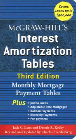 Carte Mcgraw-hill's Interest Amortization Tables Jack C. Estes