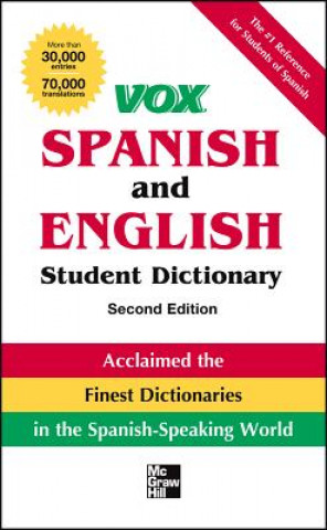 Carte Vox Spanish and English Student Dictionary Vox