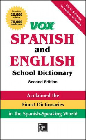 Carte Vox Spanish and English School Dictionary Vox