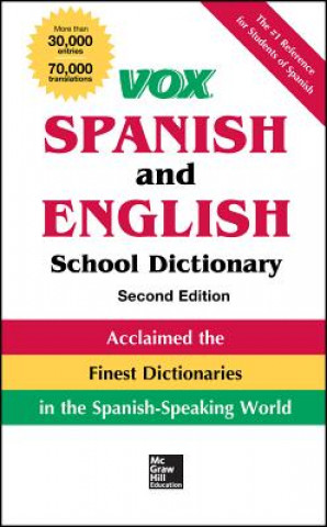 Book VOX Spanish and English School Dictionary Vox