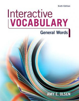 Book Interactive Vocabulary Amy E. Olsen