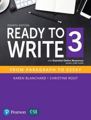 Könyv Ready to Write 3 with Essential Online Resources Pearson