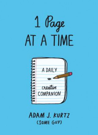 Kniha 1 Page at a Time - Blue Adam J. Kurtz